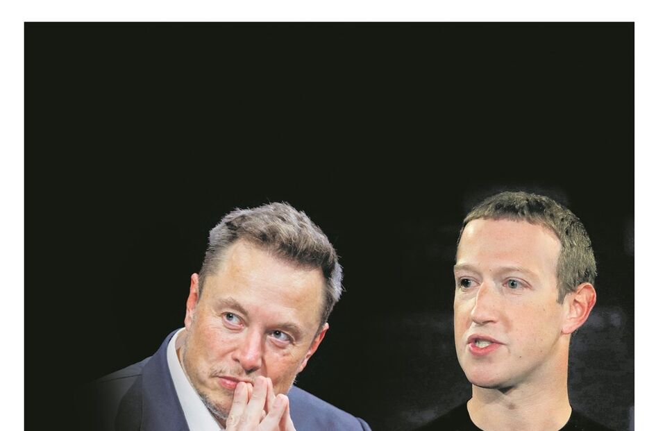 Elon Musk, Mark Zuckerberg 