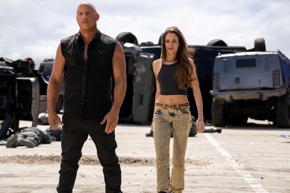 Vin Diesel e Daniela Melchior no mais recente filme da saga 'Velocidade Furiosa'