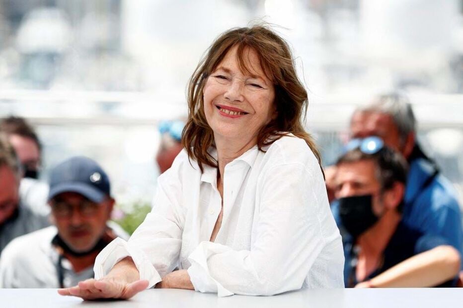 Jane Birkin no festival de Cannes, em 2021