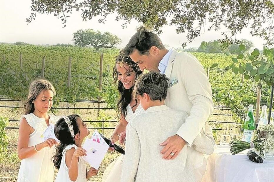 Ricardo e Francisca Pereira com os filhos Vicente, Francisca e Julieta