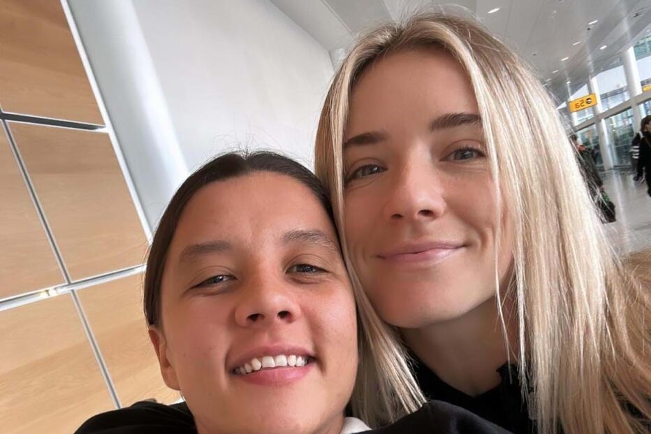 A australiana Sam Kerr e a norte-americana Kristie Mewis