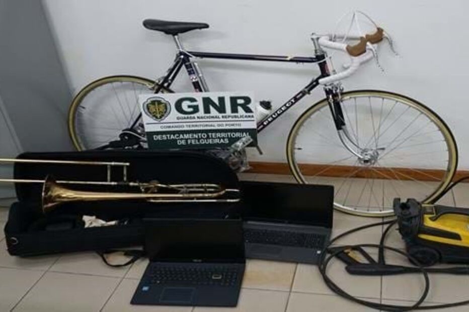 Artigos apreendidos pela GNR