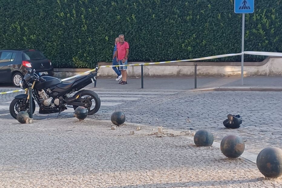 Despiste de mota em Felgueiras