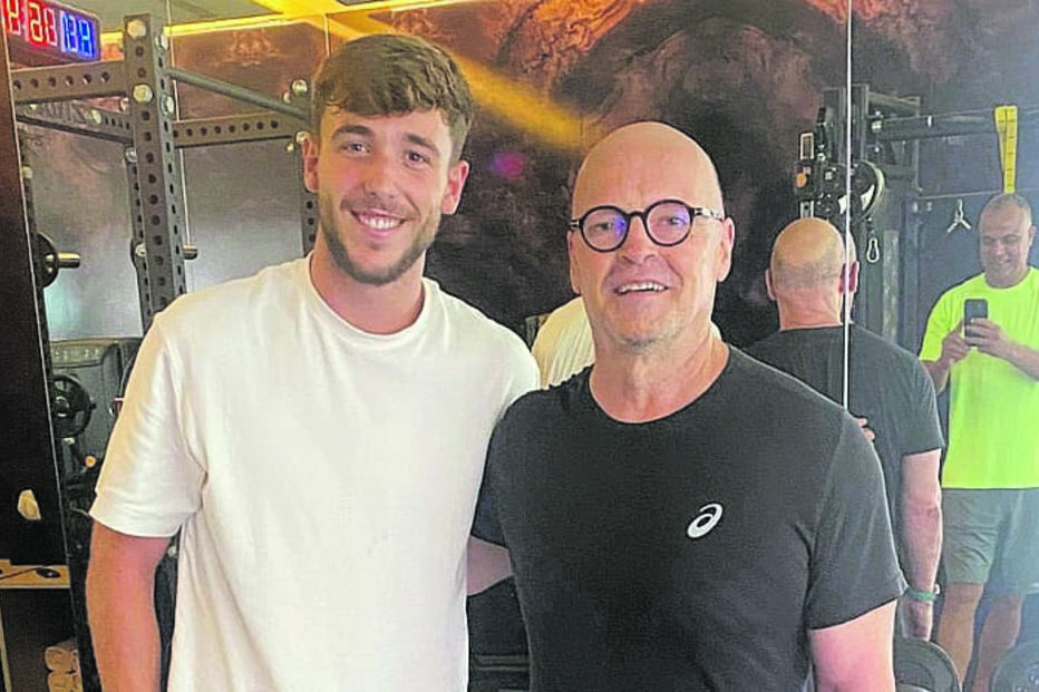 Nico já chegou ao Porto há alguns dias e foi a um ginásio