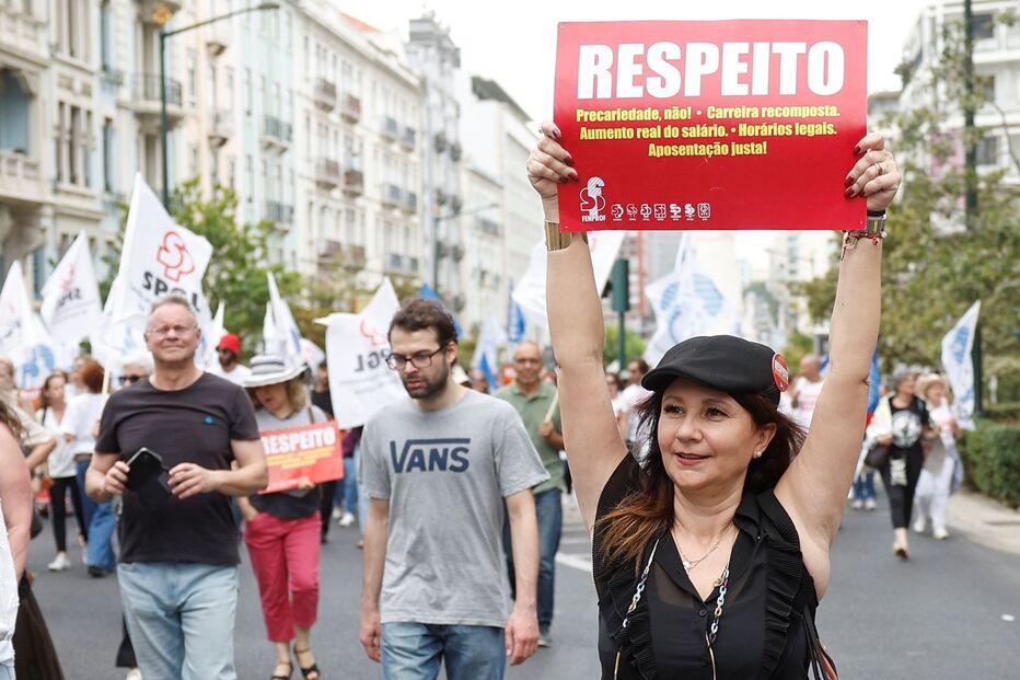 Protesto dos professores