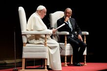 Papa Francisco discursa no CCB