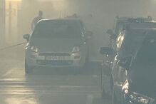 Incêndio deflagra no parque de estacionamento do Centro Comercial Ubbo na Amadora