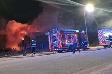 Incêndio numa fábrica em Monção