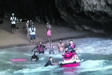 Todos foram resgatados sem ferimentos