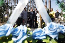 Marcelo presta homenagem aos defensores da Ucrânia durante cerimónia em Moschun 