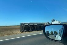 Despiste de veículo pesado faz um ferido em Vila Franca de Xira