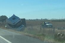 Despiste de veículo pesado faz um ferido em Vila Franca de Xira
