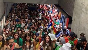 Jornada Mundial da Juventude provoca aumento expressivo de passageiros no metro de Lisboa