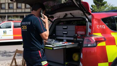 Bombeiros espanhóis