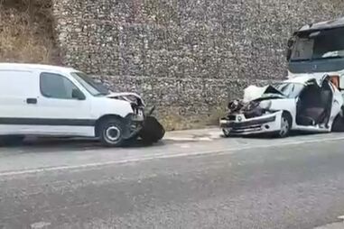 Acidente na EN17, em Coimbra