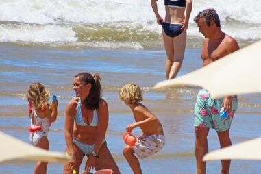 As crianças foram  o centro das atenções