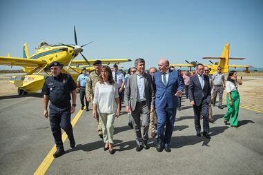 Ministros visitaram a Base Logística de Castelo Branco