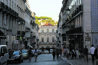 Rua Garrett, no Chiado
