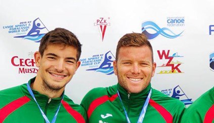 Canoagem: João Ribeiro e Messias Baptista campeões do mundo em K2