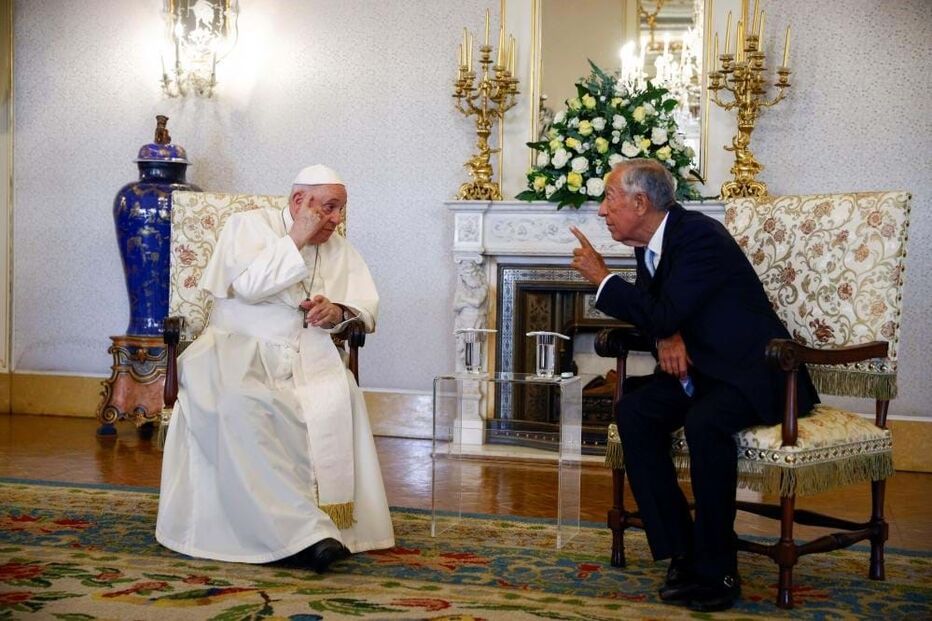 Papa Francisco no Palácio de Belém