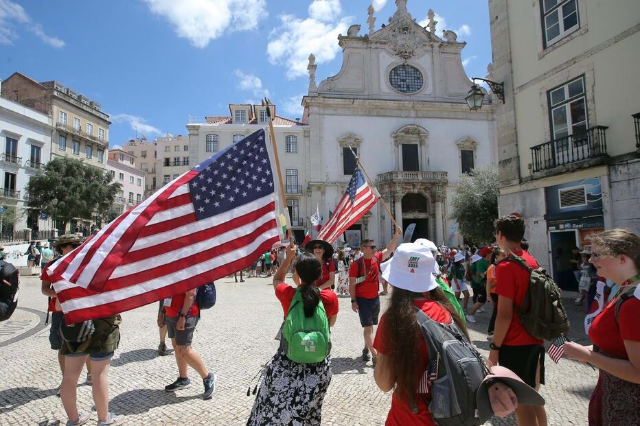 Peregrinos em Lisboa