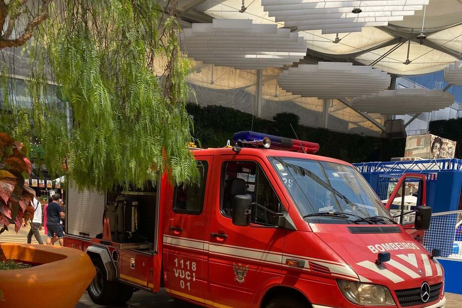 Bombeiros chegam ao Ubbo