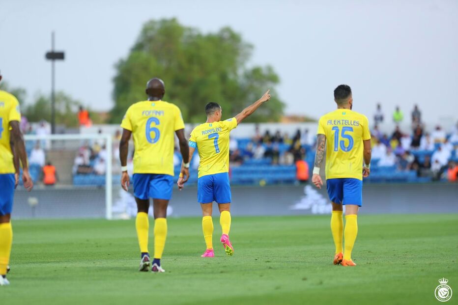 Ronaldo marcou o primeiro golo dos sauditas.