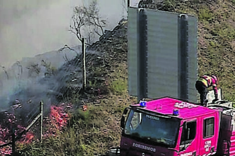 Fogo, incêndios, A42, Lordelo