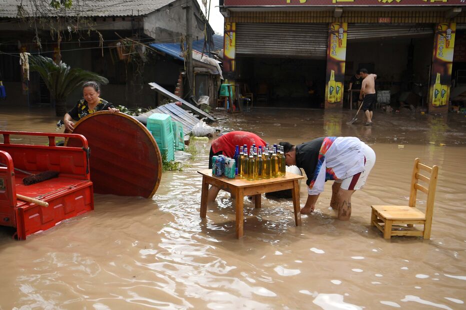 Cheias em Sichuan, China