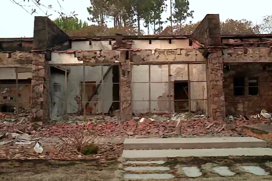 Alojamento destruído