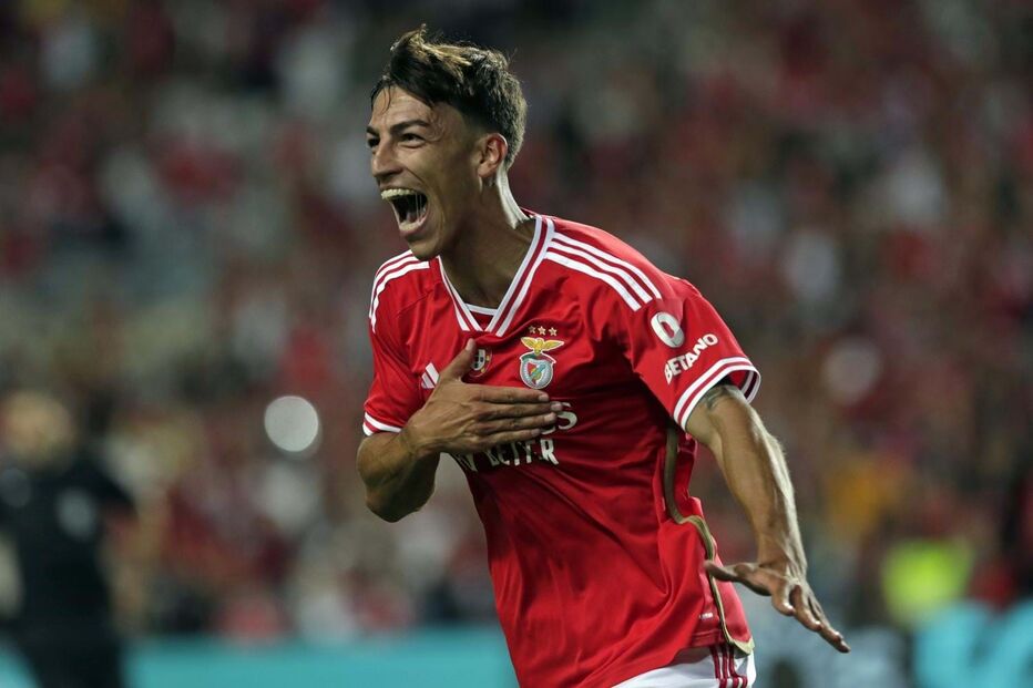 Musa celebra o golo marcado