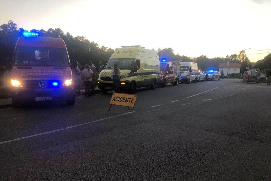 Idoso ferido com gravidade após despiste em Oliveira de Azeméis