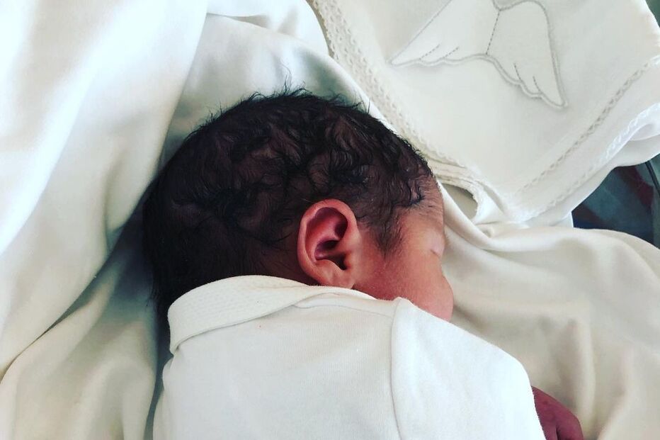 Hugo Guilherme nasceu com quase quatro quilos