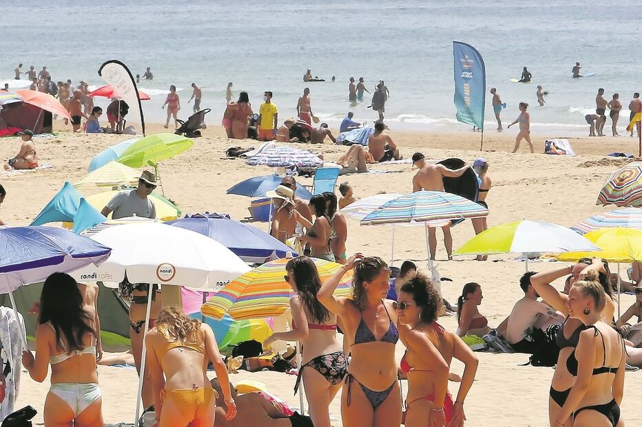 Tempo quente, praia