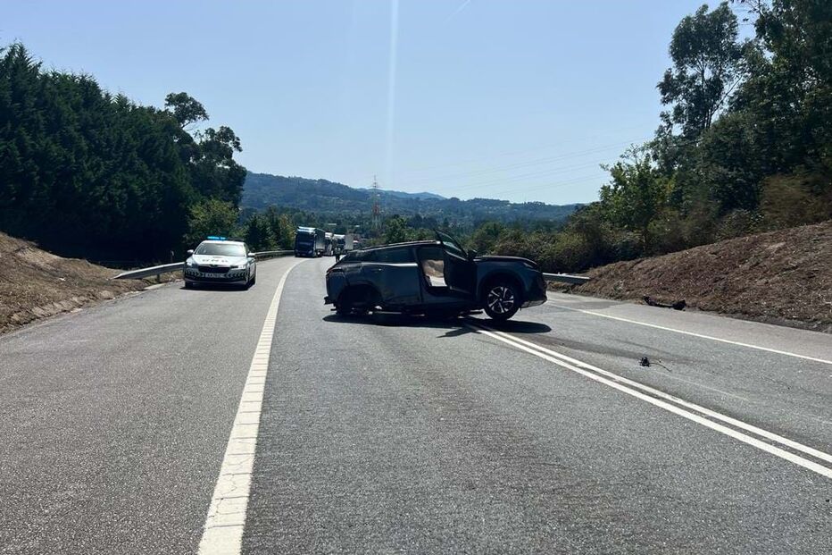 Acidente no IC20 em Arcos de Valdevez