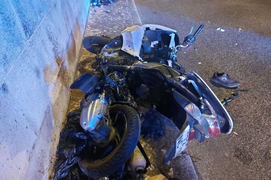 Motociclista ferido em despiste na Avenida Marginal