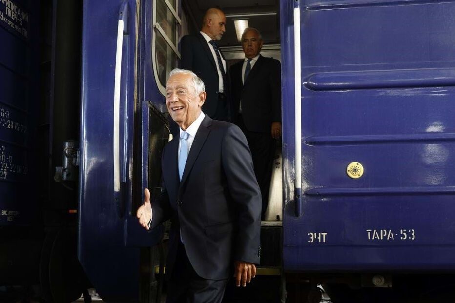 A chegada de Marcelo à Ucrânia 