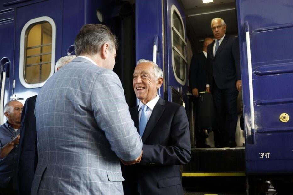 A chegada de Marcelo à Ucrânia 