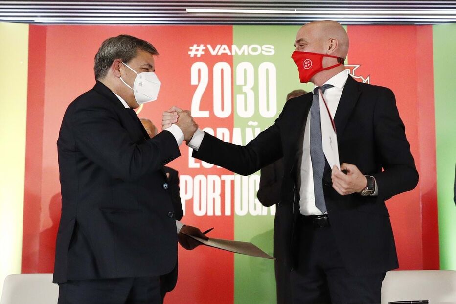 Fernando Gomes e Luis Rubiales