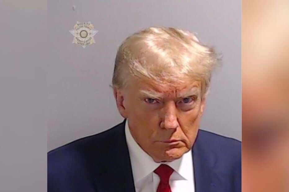 Mugshot de Donald Trump