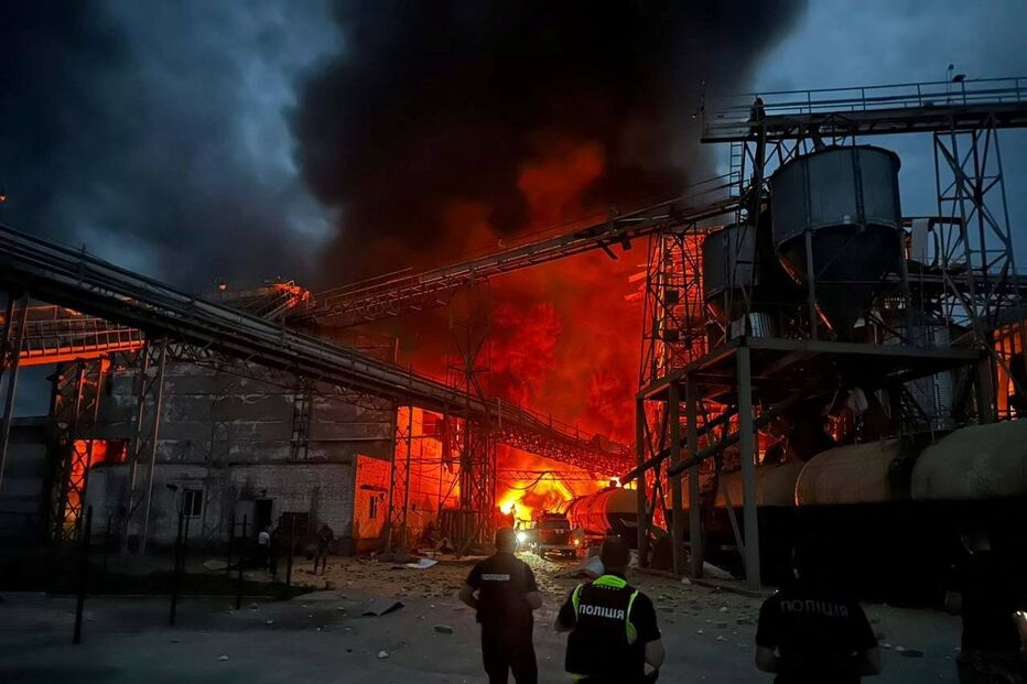Ataque a fábrica em Poltava