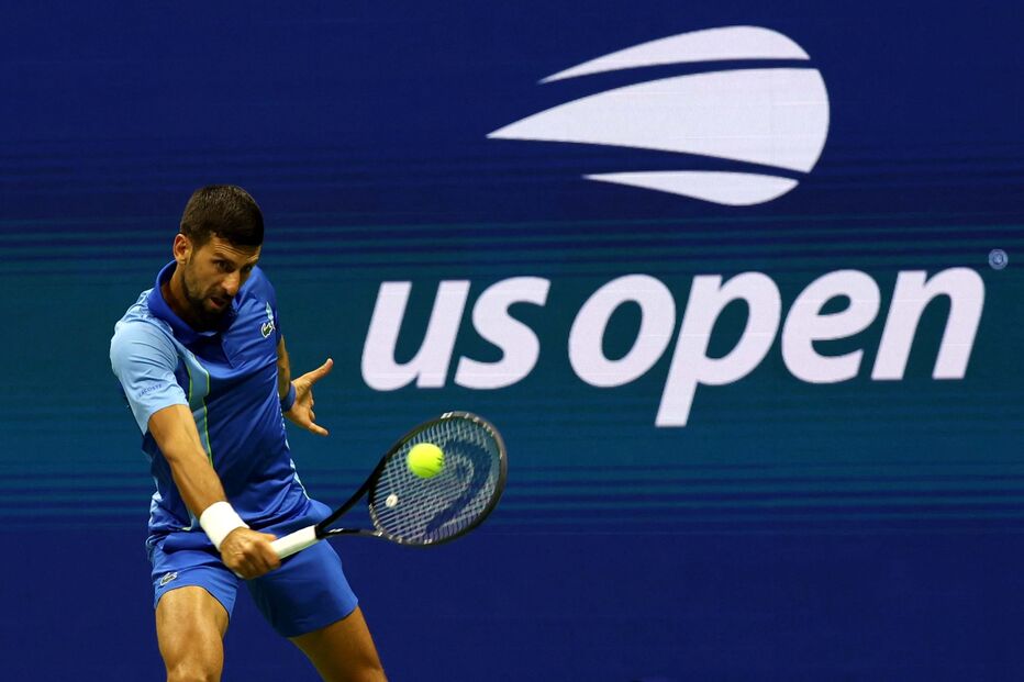 Novak Djokovic no US Open