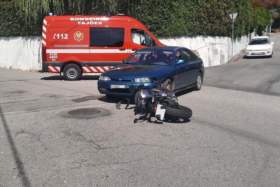 Colisão em Oliveira de Azeméis