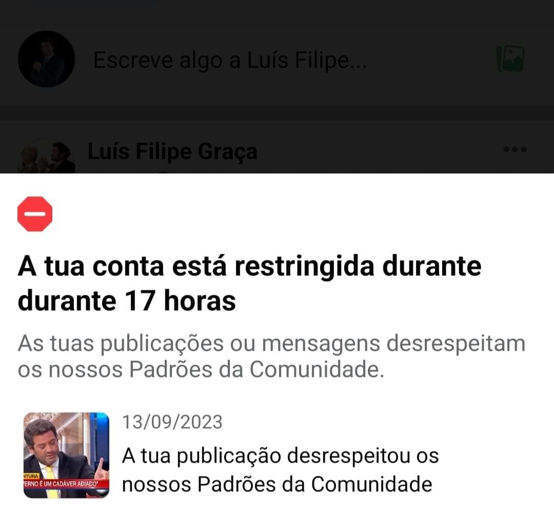 Social network suspends Andre Ventura Government critic gives ‘punishment’ at 5 p.m.