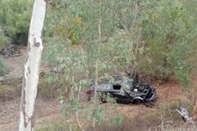 Homem ferido após despiste seguido de capotamento em Alcoutim