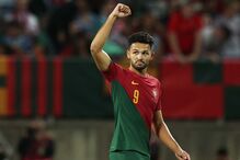 Gonçalo Ramos no jogo da seleção contra o Luxemburgo