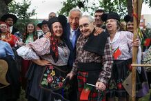 Marcelo Rebelo de Sousa em bairro português de Montreal 