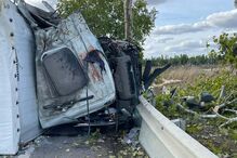 Um morto e dois feridos graves em despiste de pesado de mercadorias em Évora