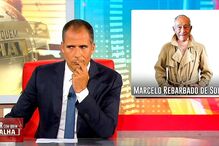 Rábula foi acompanhada por várias fotomontagens