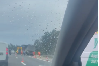 Despiste de pesado obriga ao corte de via de trânsito na A1 em Soure